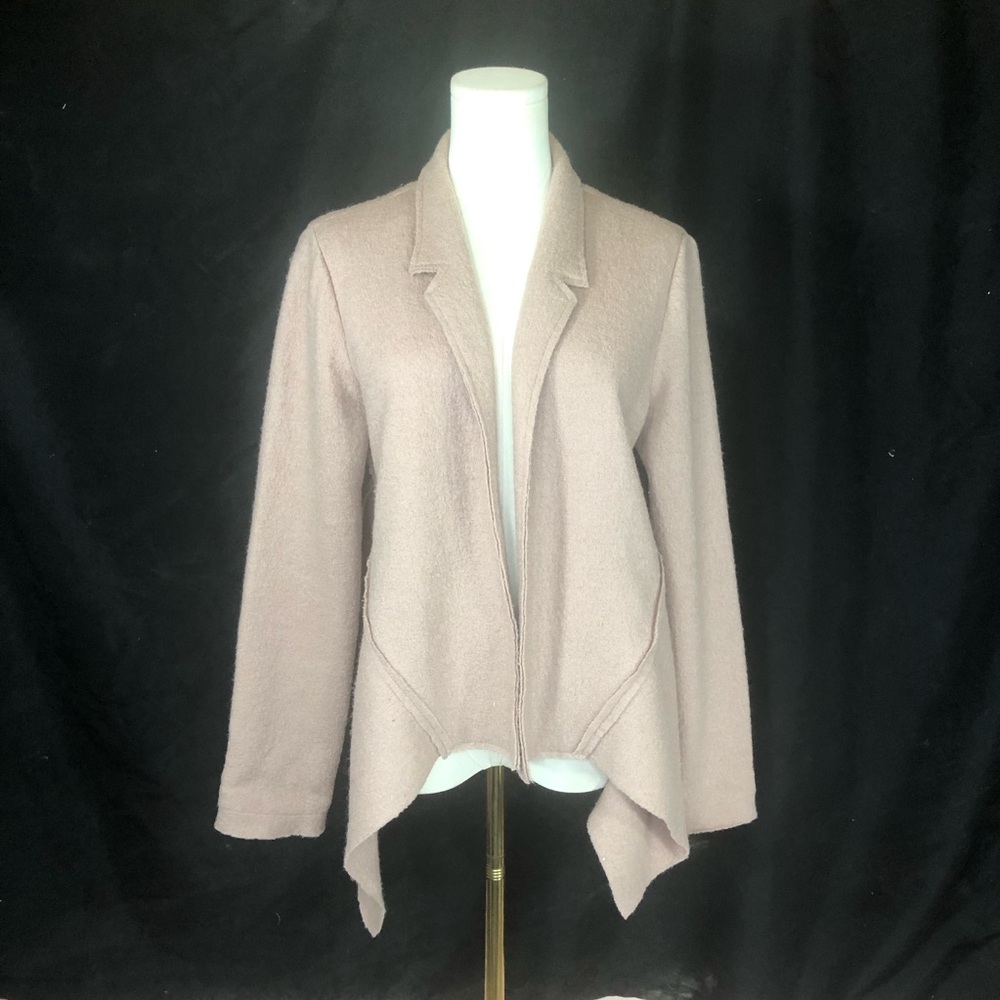 Open Front Jacket Dusty Pink Size Medium Large Maternity Breastfeeding Friendly